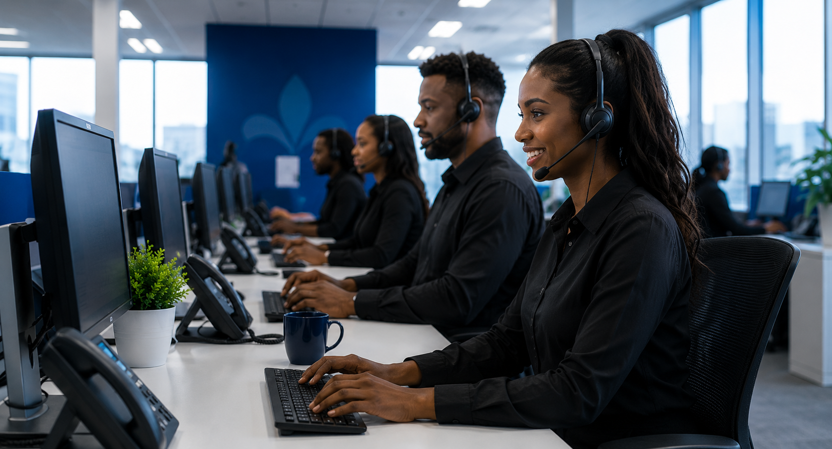Centre d'appels VoIP